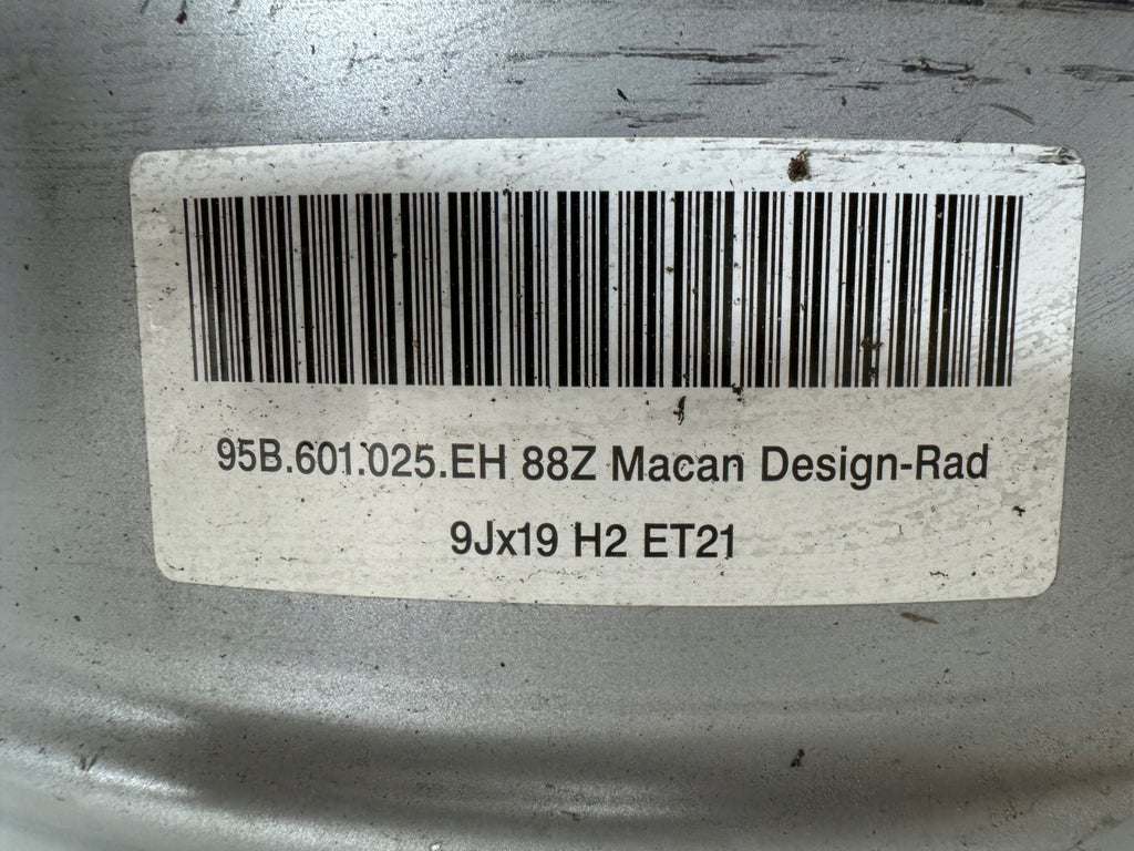 1x Alufelge 19 Zoll 9.0" 5x112 21ET 95B601025EH Porsche Rim Wheel FEL8412346550zw