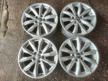 Laden Sie das Bild in den Galerie-Viewer, 4x Alufelge 17 Zoll 7.0" 5x112 34ET Glanz Silber 80A601025J Audi Rim Wheel FEL3828184443rx