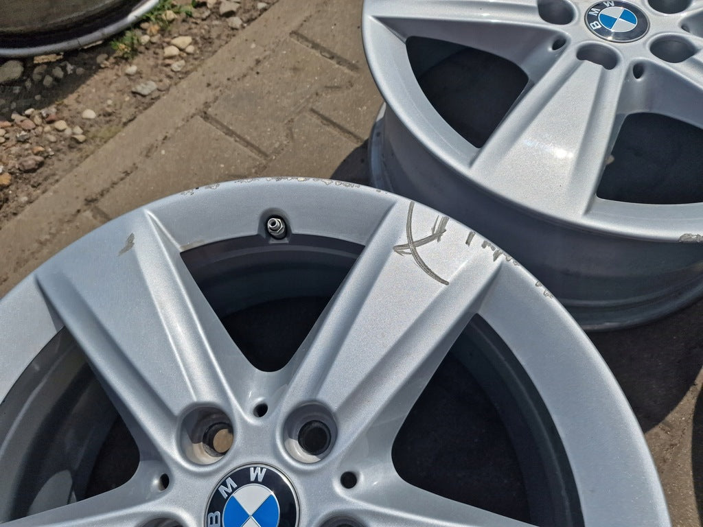 4x Alufelge 17 Zoll 7.5" 5x112 54ET Glanz Silber 6855087 BMW F45 F46 Rim Wheel FEL8115920293mk