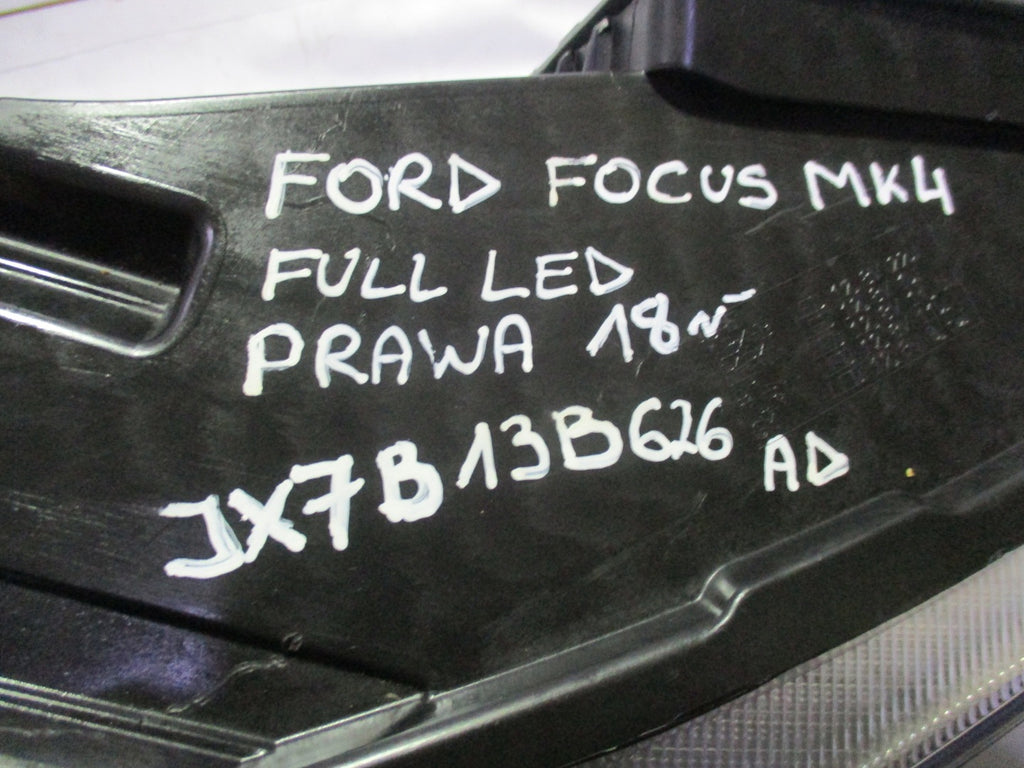 Frontscheinwerfer Ford Focus JX7B-13B626-AD Full LED Rechts Headlight