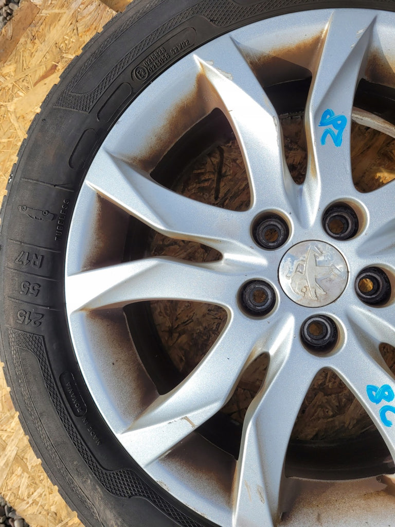 1x Alufelge 17 Zoll 7.0" 5x108 46ET Matt Silber 9671401480 Peugeot Expert FEL8479736605yo