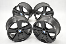 Laden Sie das Bild in den Galerie-Viewer, 4x Alufelge 18 Zoll 8.5" 5x120 46ET Glanz Schwarz 6770200 BMW X5 E70 Rim Wheel FEL1479985036ib