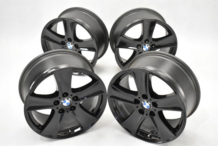4x Alufelge 18 Zoll 8.5" 5x120 46ET Glanz Schwarz 6770200 BMW X5 E70 Rim Wheel FEL1479985036ib