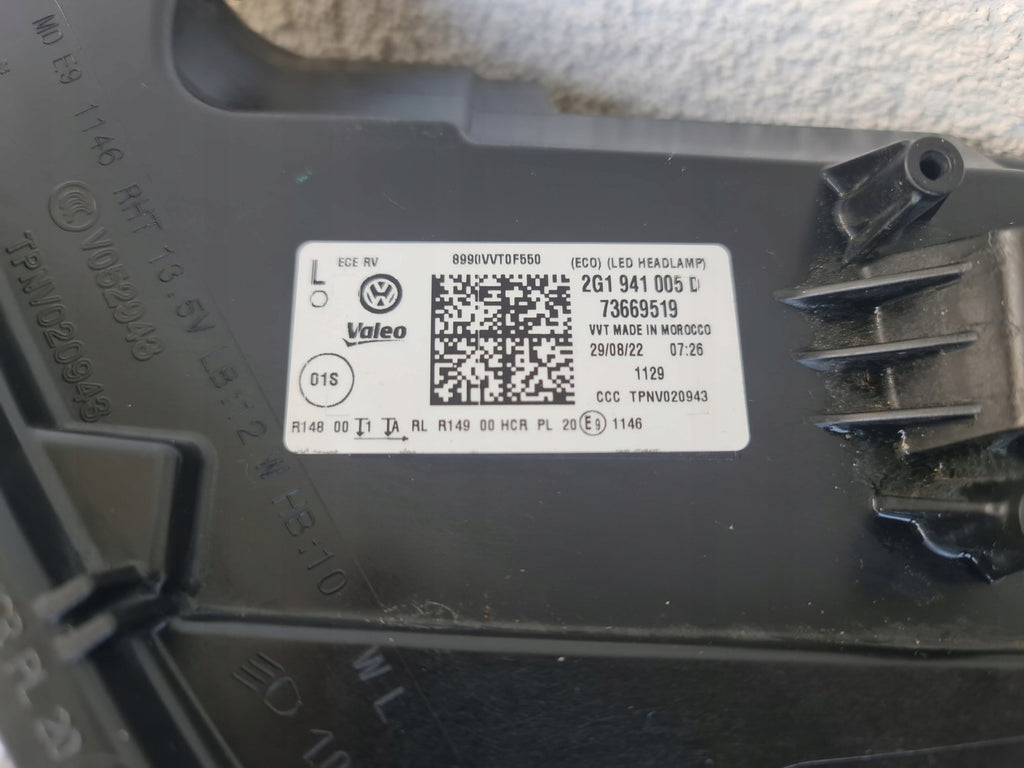 Frontscheinwerfer VW Polo 2G1941005D LED Links Scheinwerfer Headlight SCH2400601040ab