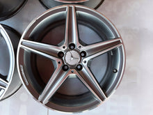 Laden Sie das Bild in den Galerie-Viewer, 4x Alufelge 18 Zoll 7.5" 5x112 44ET Glanz Grau Mercedes-Benz W205 A205 Mg FEL6188475705se