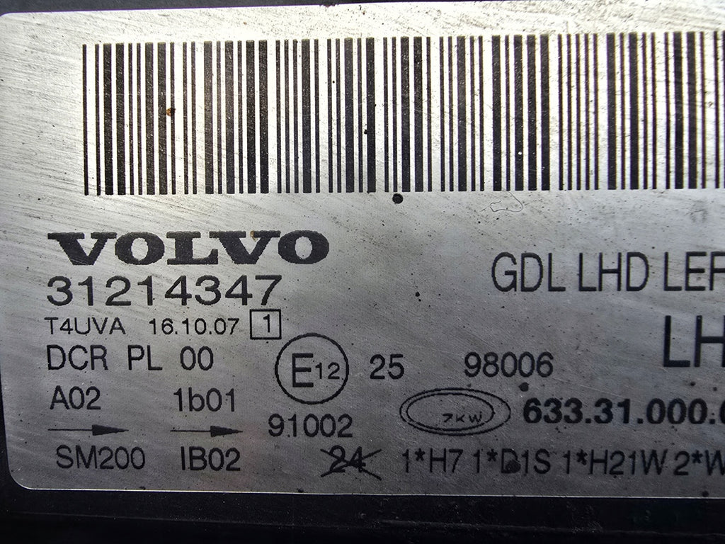 Frontscheinwerfer Volvo V70 S80 31214347 Xenon Links Scheinwerfer Headlight SCH6994196625sx