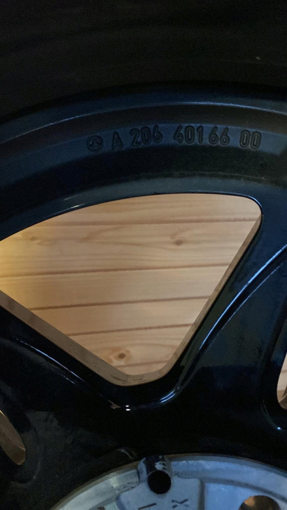 1x Alufelge 18 Zoll 9.0" 5x112 58ET Glanz Graphit A2064016600 Mercedes-Benz W206