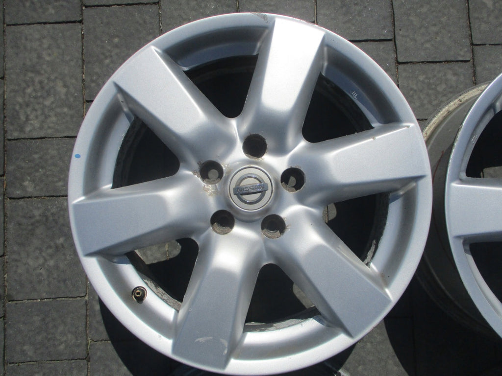 4x Alufelge 17 Zoll 6.5" 5x114.3 Nissan Rim Wheel FEL5844431501bq