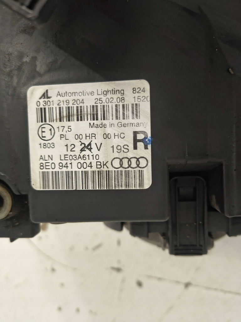 Frontscheinwerfer Audi A4 B7 8E0941004BK Rechts Scheinwerfer Headlight SCH9102810798pg
