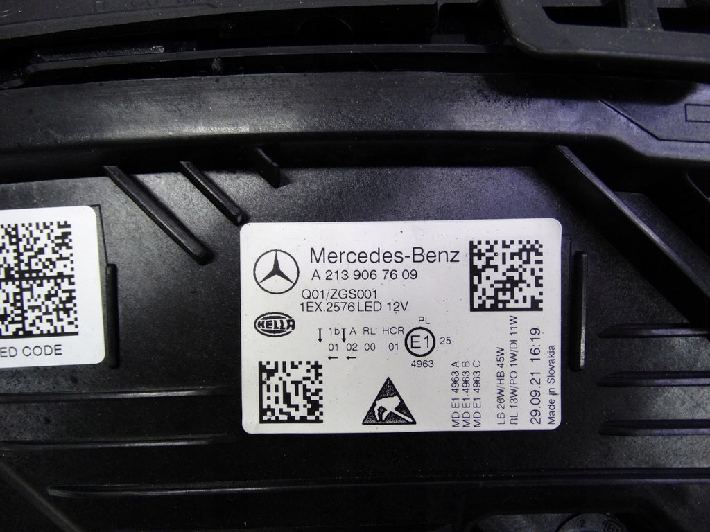 Frontscheinwerfer Mercedes-Benz W213 A2139067609 LED Rechts Headlight SCH4688386843kt