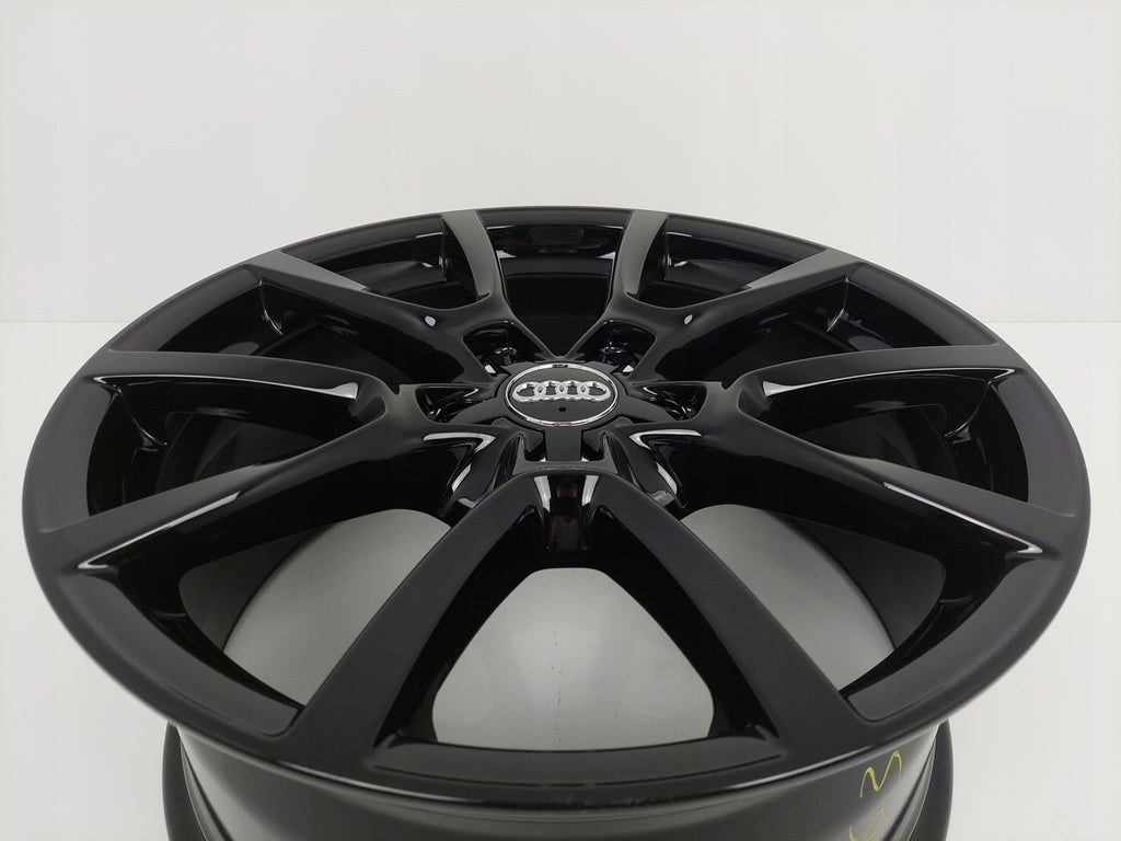 4x Alufelge 18 Zoll 8.0" 5x112 39ET Schwarz Audi Rim Wheel