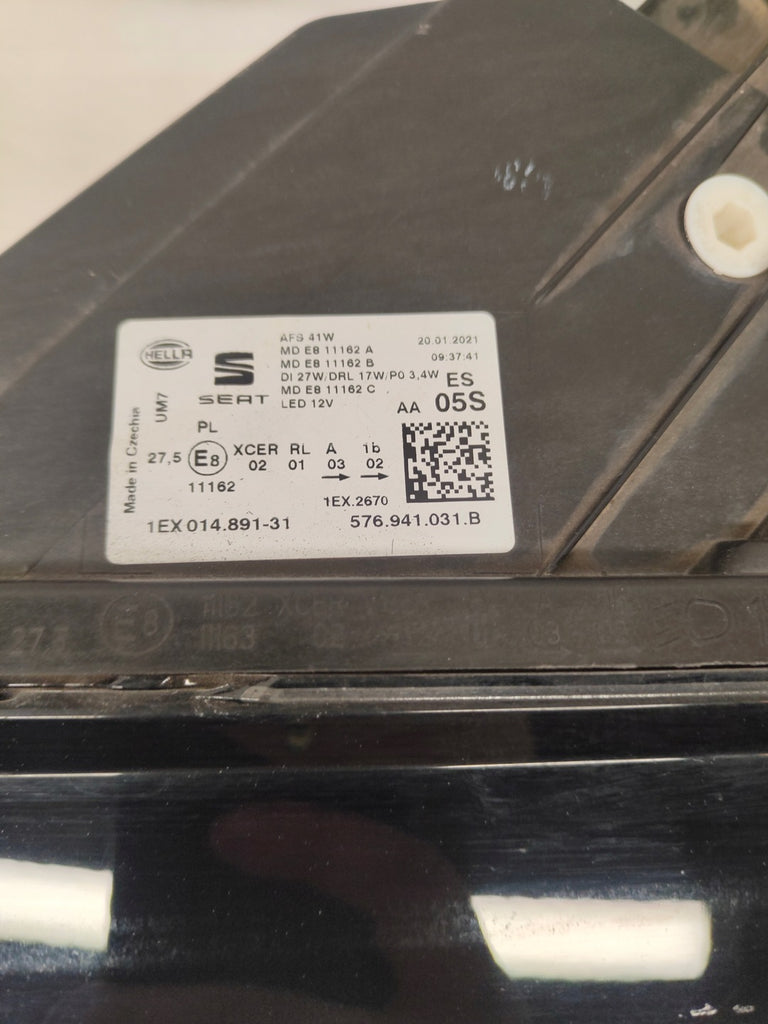 Frontscheinwerfer Seat Ateca 576941032B 576941031B Full LED Rechts oder Links SCH4470138857hg