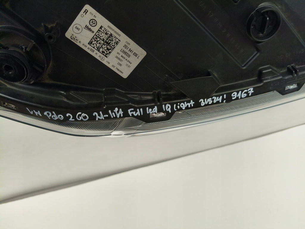 Frontscheinwerfer VW Polo 2G1941036L Full LED Rechts Scheinwerfer Headlight SCH2553970728ou