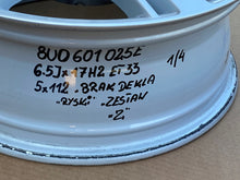 Laden Sie das Bild in den Galerie-Viewer, 4x Alufelge 17 Zoll 8.5" 5x112 33ET Glanz Silber 8U0601025E Audi A4 A3 Rim Wheel FEL4139647792rh