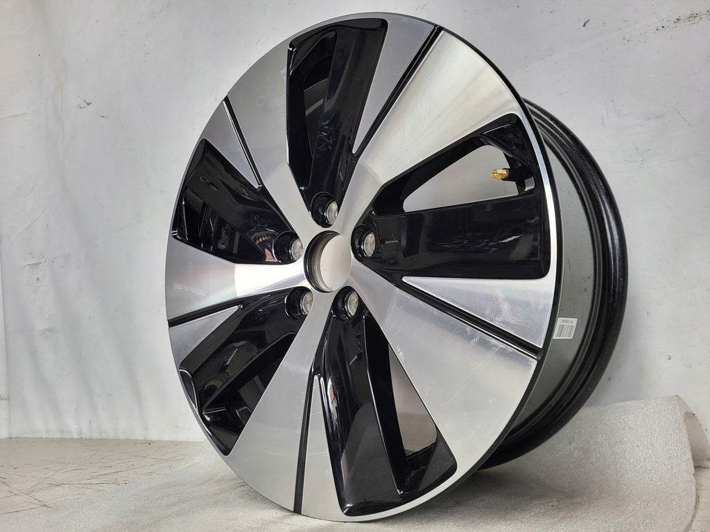 1x Alufelge 18 Zoll 7.5" 5x108 50 5ET Glanz Schwarz 31680403 Volvo Rim Wheel