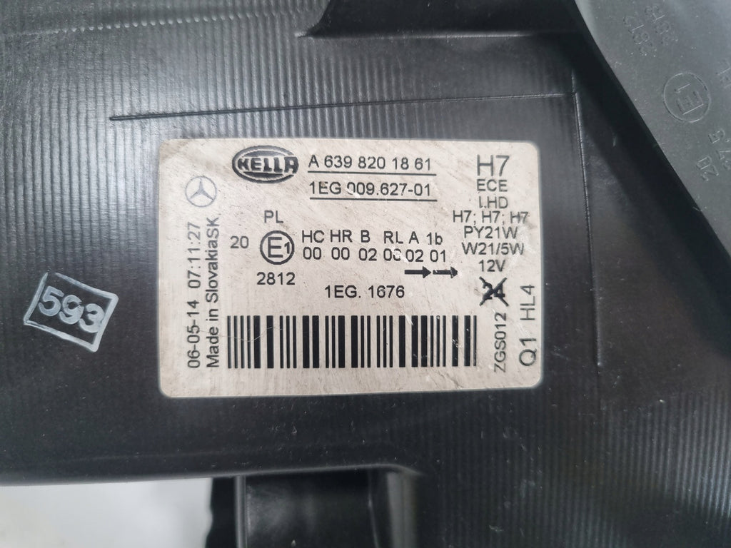 Frontscheinwerfer Mercedes-Benz Viano A6398201881 Links Scheinwerfer Headlight SCH9538206914xw