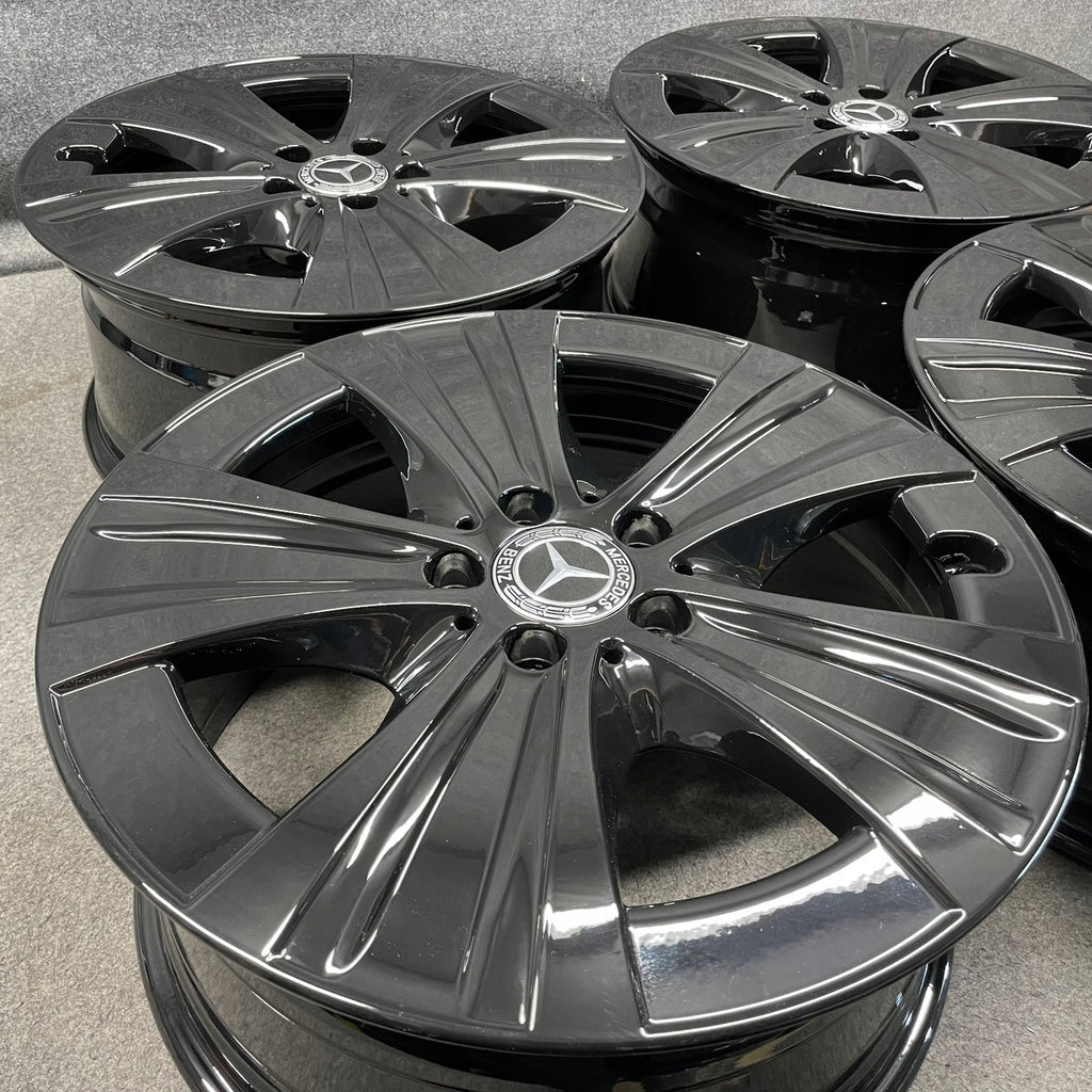 4x Alufelge 18 Zoll 8.0" 5x112 A2134013700 Mercedes-Benz Rim Wheel