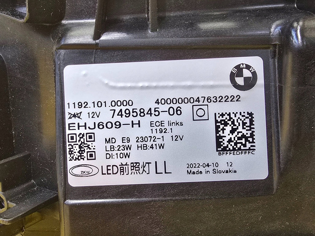 Frontscheinwerfer BMW 4 G22 G23 G26 7495845-06 LED Links Scheinwerfer Headlight SCH2376252060qh