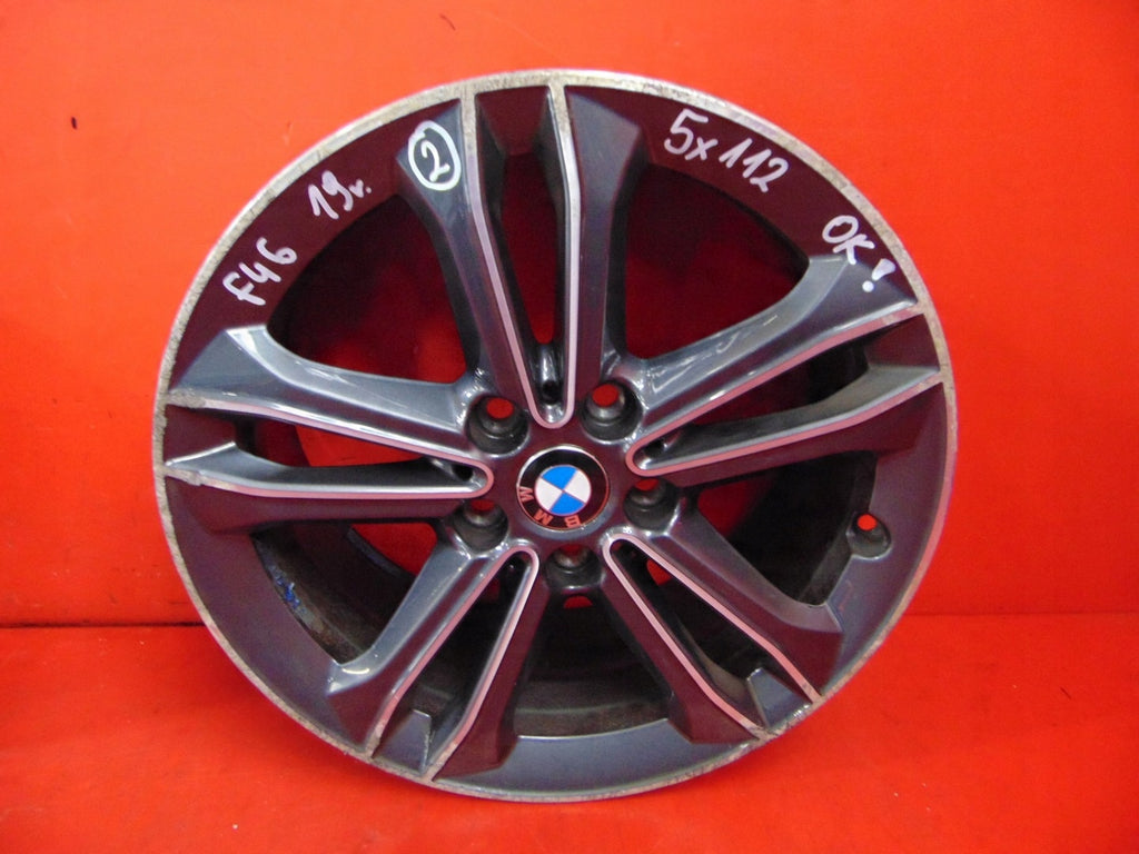 1x Alufelge 17 Zoll 7.5" 5x112 54ET Glanz Graphit 6856087 BMW 2 F45 F40 F46