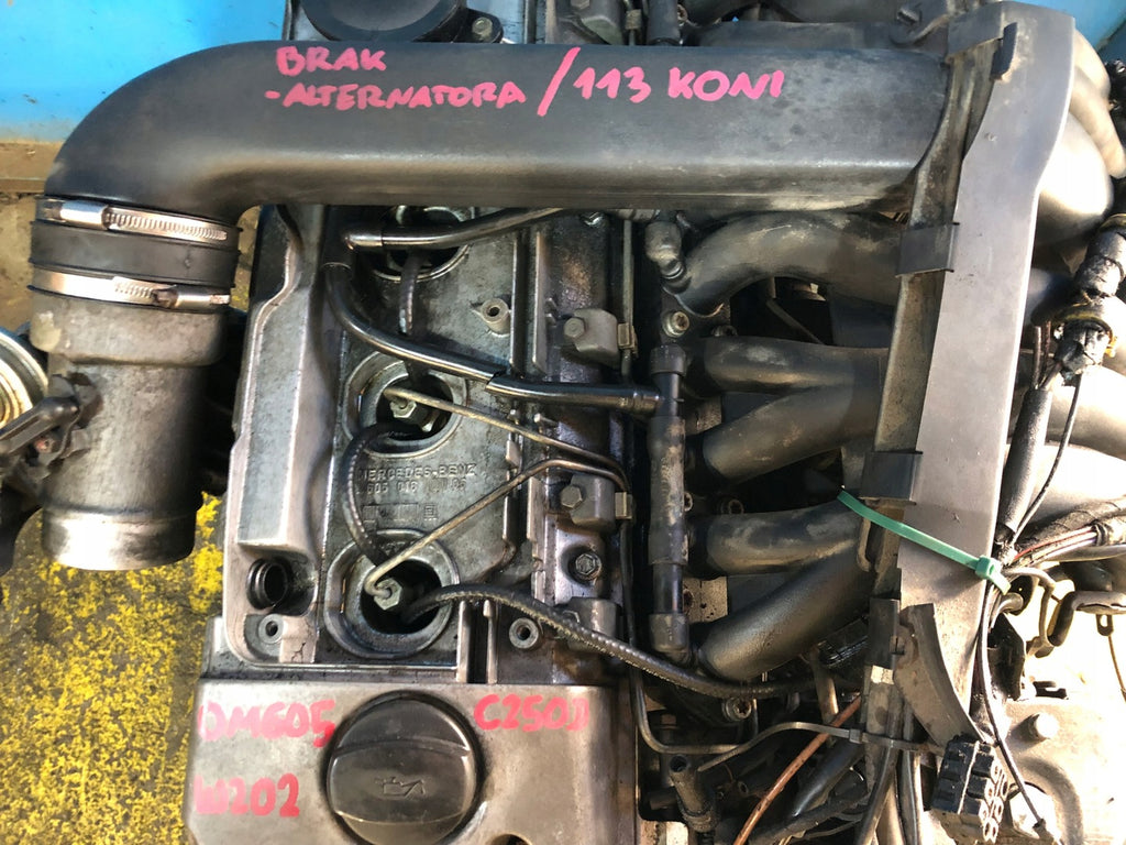 Motor Mercedes-Benz W202 OM605 2.5 113PS 243TKm Diesel Engine Komplett