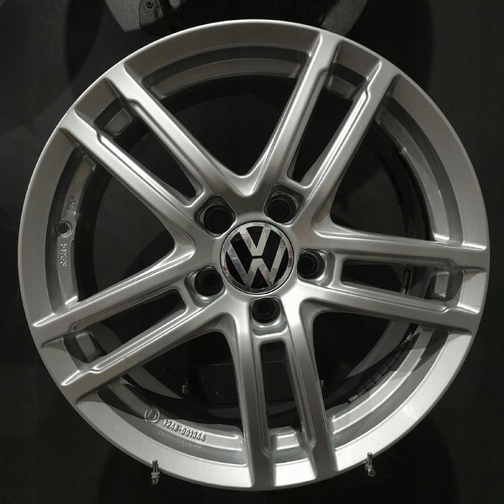 4x Alufelge 17 Zoll 7.0" 5x112 48 5ET Glanz Silber Rim Wheel FEL8509579254eh