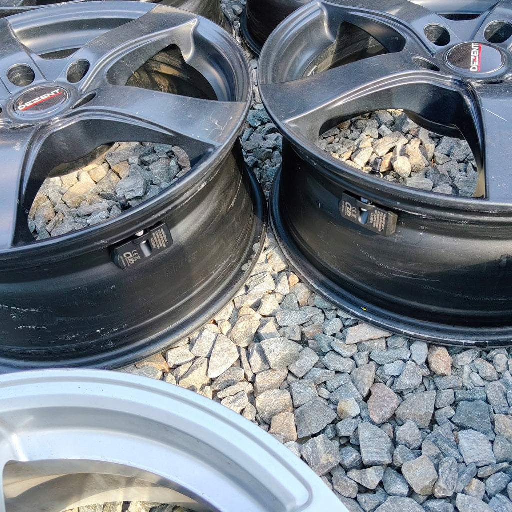 4x Alufelge 17 Zoll 7.0" 5x114.3 48ET Schwarz KBA47783 Mazda I Z 4 Rim Wheel FEL6117997473ph