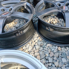 Laden Sie das Bild in den Galerie-Viewer, 4x Alufelge 17 Zoll 7.0" 5x114.3 48ET Schwarz KBA47783 Mazda I Z 4 Rim Wheel FEL6117997473ph