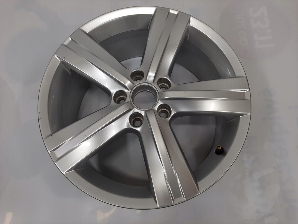 1x Alufelge 17 Zoll 7.5" 5x112 47ET Glanz Silber 3AA601025E VW Passat B7 FEL6455605124fz