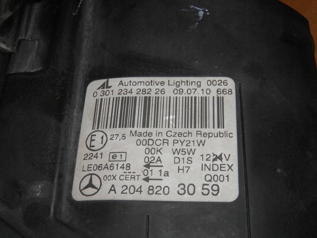 Frontscheinwerfer Mercedes-Benz W204 A2048203059 Xenon Rechts Headlight SCH2787216006py