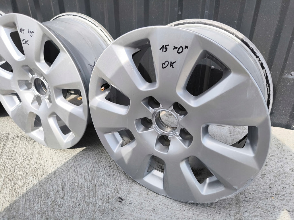 4x Alufelge 16 Zoll 7.5" 5x112 37ET Glanz Silber 4G0601025 Audi A5 A4 Rim Wheel