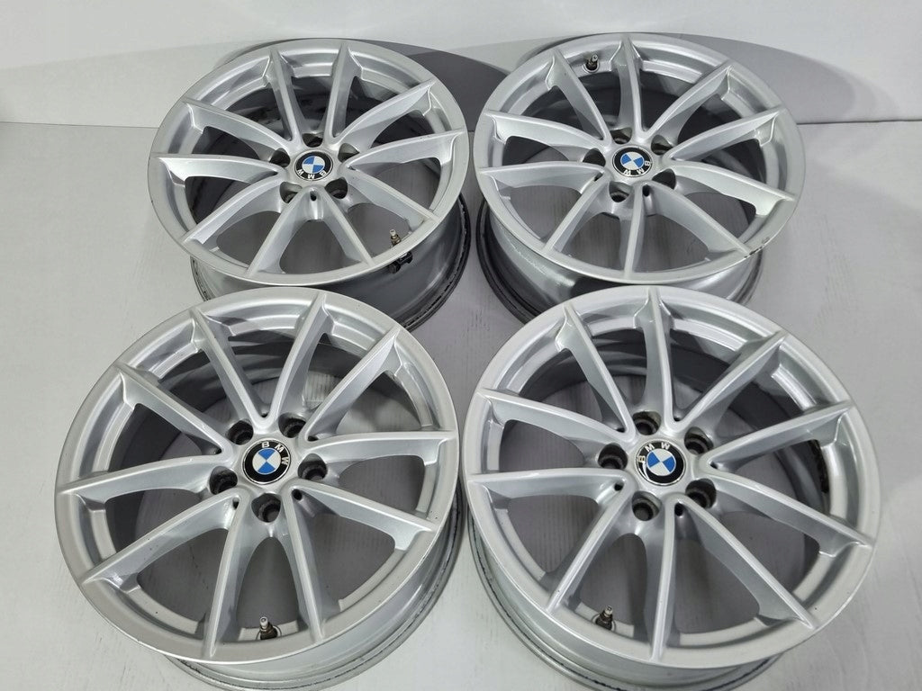 4x Alufelge 17 Zoll 7.5" 5x112 27ET Glanz Silber BMW Rim Wheel FEL6756263863iz