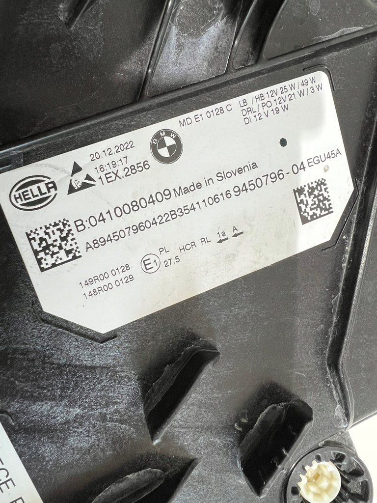 Frontscheinwerfer BMW G20 9450796-04 LED Rechts Scheinwerfer Headlight