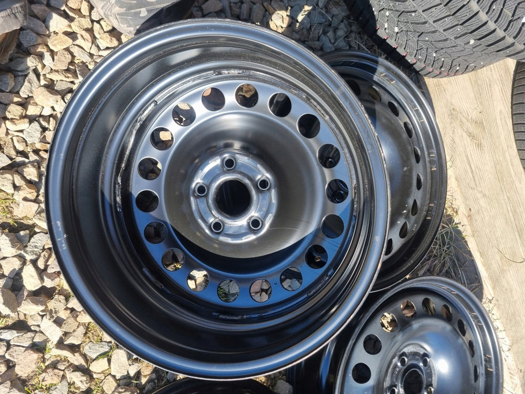 4x Alufelge 17 Zoll 6.5" 5x112 38ET Glanz Schwarz 5QF601027 Audi Super Rim Wheel FEL7643546952tp