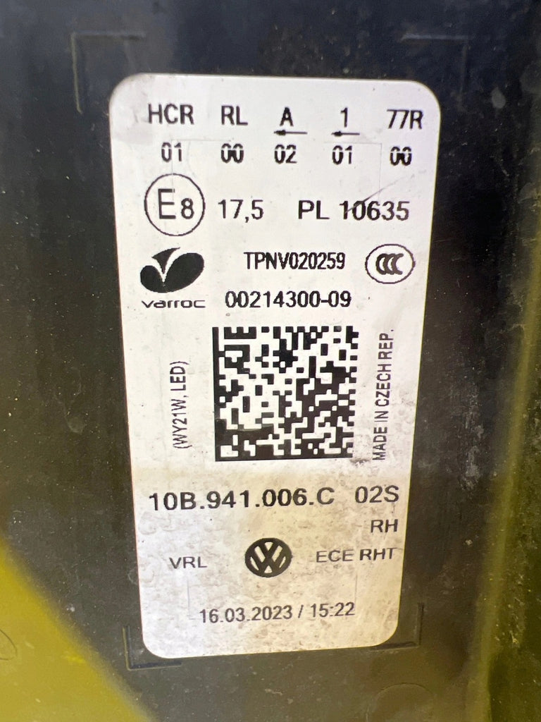 Frontscheinwerfer VW Id.3 10B941006C LED Rechts Scheinwerfer Headlight SCH4789846289am