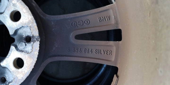 1x Alufelge 17 Zoll 7.5" 5x112 52ET Glanz Silber 6856064 6866073 BMW X1 F48 FEL8530782151cc