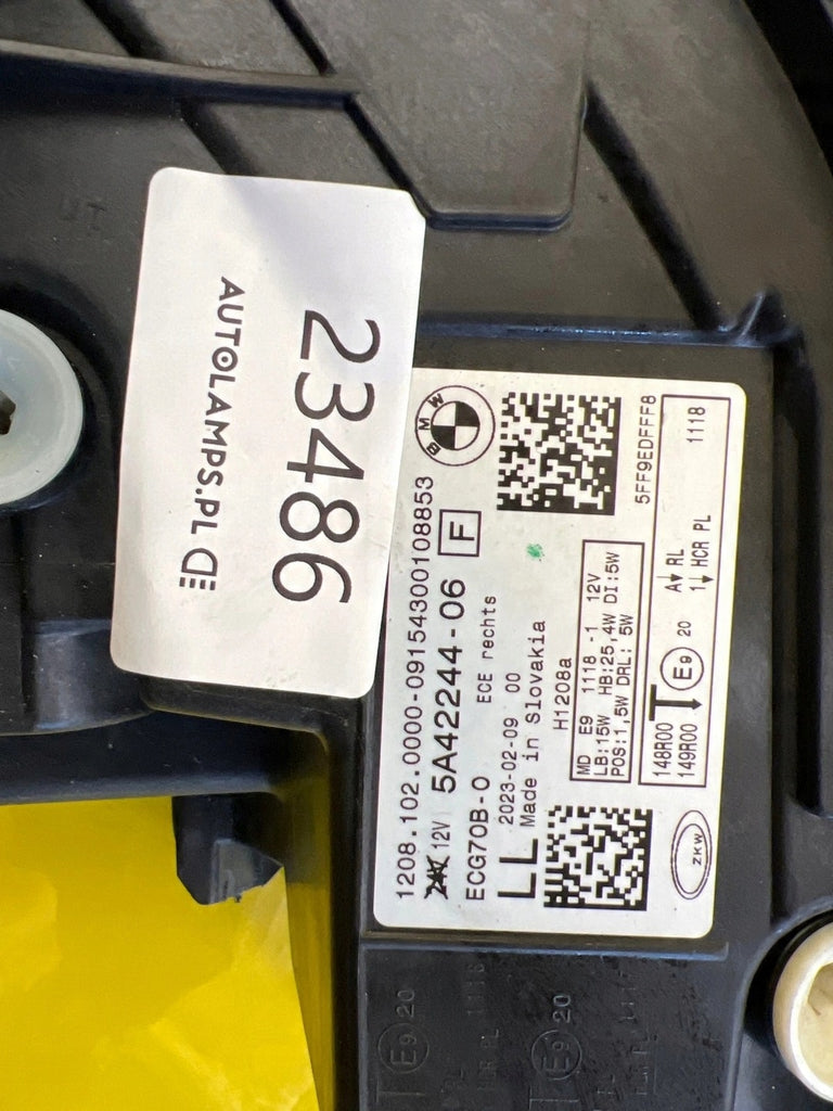 Frontscheinwerfer BMW 2 U06 5A42244-06 LED Rechts Scheinwerfer Headlight