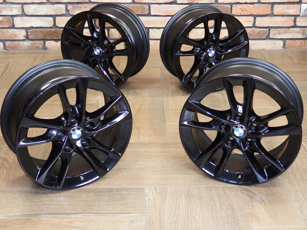 4x Alufelge 16 Zoll 7.0" 5x112 47ET Glanz Silber 6855083 BMW F44 F45 1 F40 F46 FEL4950015042by