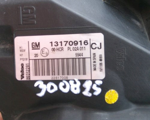 Frontscheinwerfer Opel Signum Vectra C 1020507-13170916 Rechts Headlight SCH8232796782vo