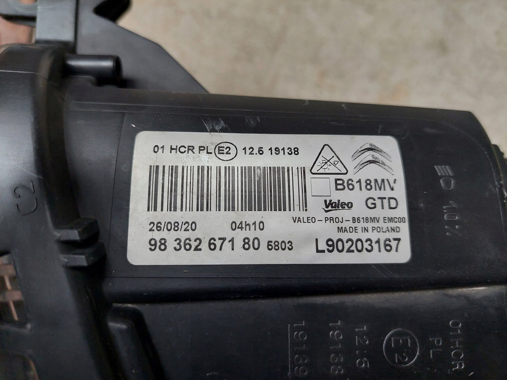 Frontscheinwerfer Citroën C3 III 9836267180 Full LED Links Headlight SCH4459425089gy