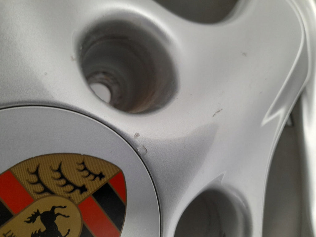 1x Alufelge 17 Zoll 8.5" 5x130 50ET Glanz Silber 99636212605 Porsche Rim Wheel FEL8067361333qq