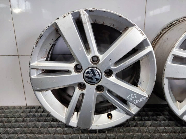 4x Alufelge 16 Zoll 6.5" 5x112 50ET 5K0601025AM VW Touran Rim Wheel FEL3255600377cv