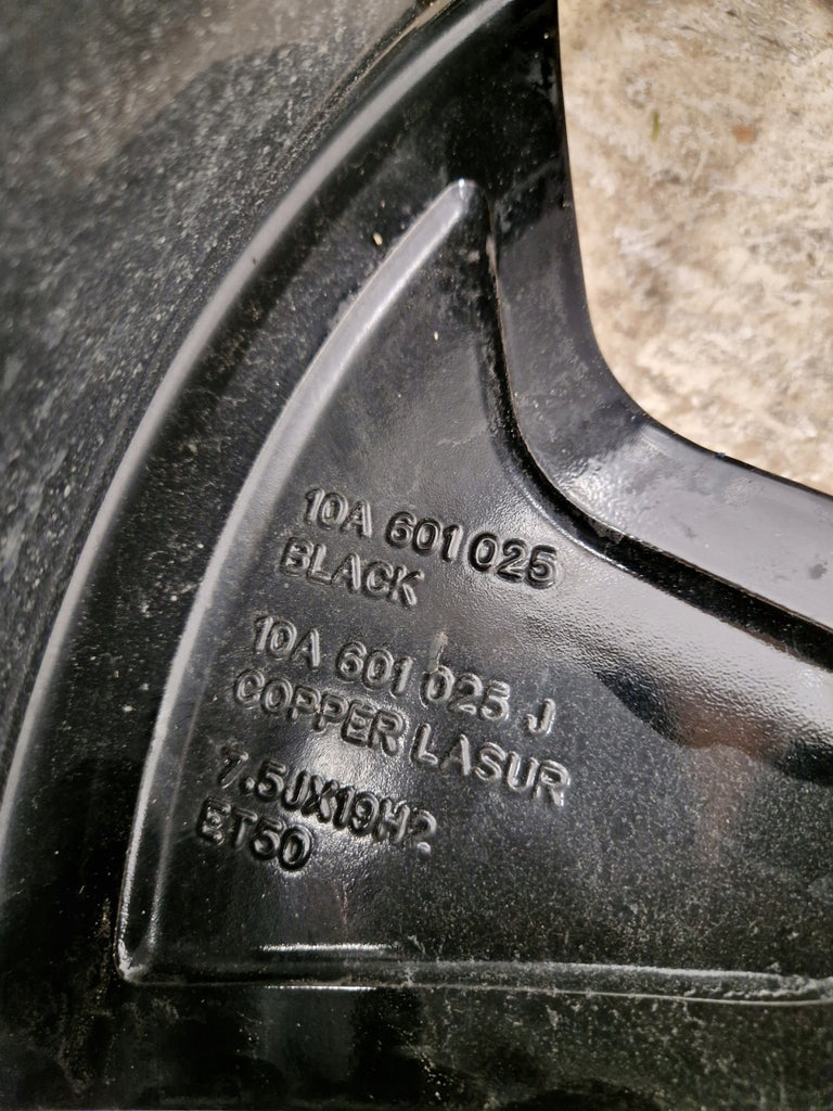 1x Alufelge 19 Zoll 7.5" 5x112 50ET 10A601025 VW Id.3 Rim Wheel FEL9511057619re