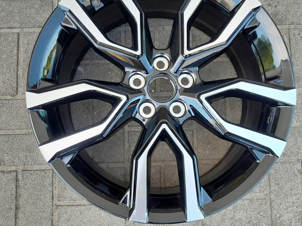 1x Alufelge 20 Zoll 7.5" 5x114.3 40ET Glanz Schwarz Toyota Rim Wheel FEL1764770150iq