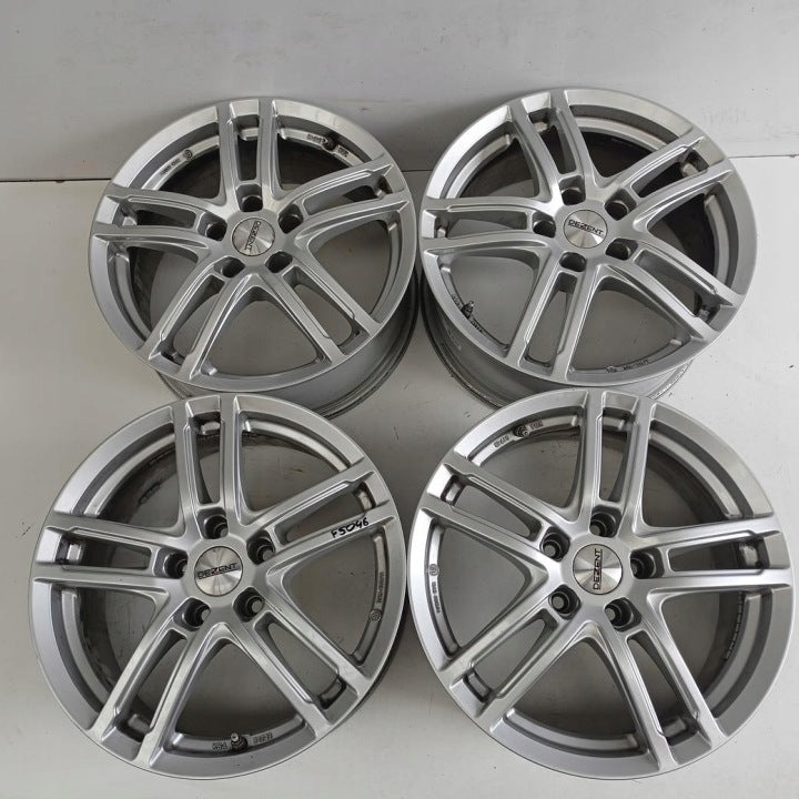 4x Alufelge 17 Zoll 7.0" 5x112 40ET Glanz Silber 7JX17H2ET40 Audi I Rim Wheel FEL5207583495mx