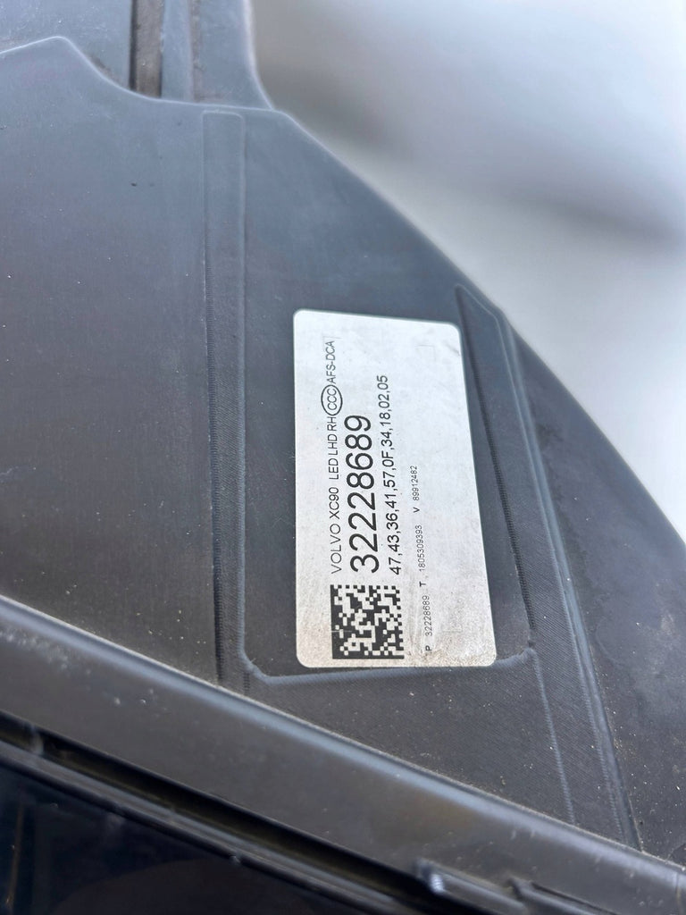 Frontscheinwerfer Volvo Xc90 32228689 Rechts Scheinwerfer Headlight SCH3806793257cc