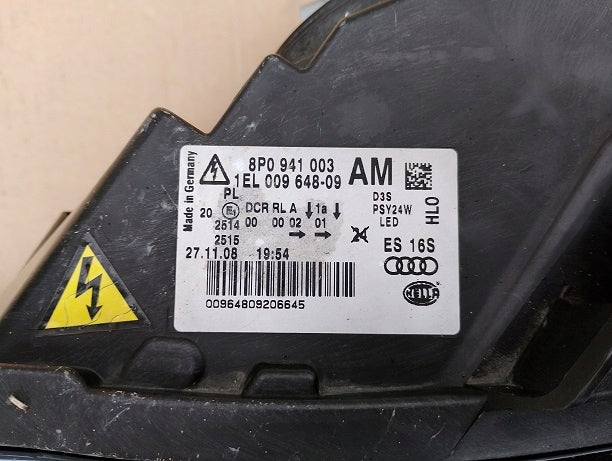 Frontscheinwerfer Audi A3 8P0941003 Links Scheinwerfer Headlight SCH6785563385pv