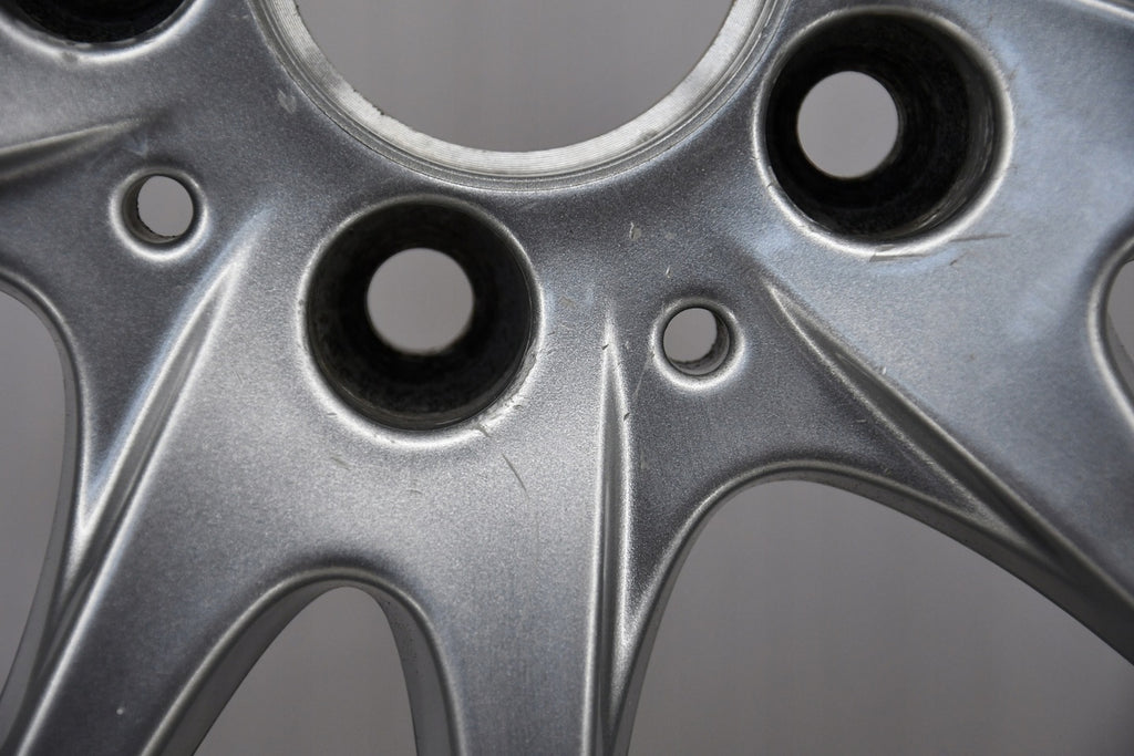 1x Alufelge 16 Zoll 6.5" 5x112 49ET Glanz Silber A2464011802 Mercedes-Benz