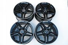 Load image into Gallery viewer, 4x Alufelge 18 Zoll 7.5" 5x112 44ET Matt Schwarz A2054019500 Mercedes-Benz Amg FEL7870386882tp