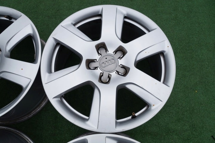 4x Alufelge 17 Zoll 8.0" 5x112 39ET Glanz Silber 4G0601025BK Audi A6 C7 FEL5431329767fu
