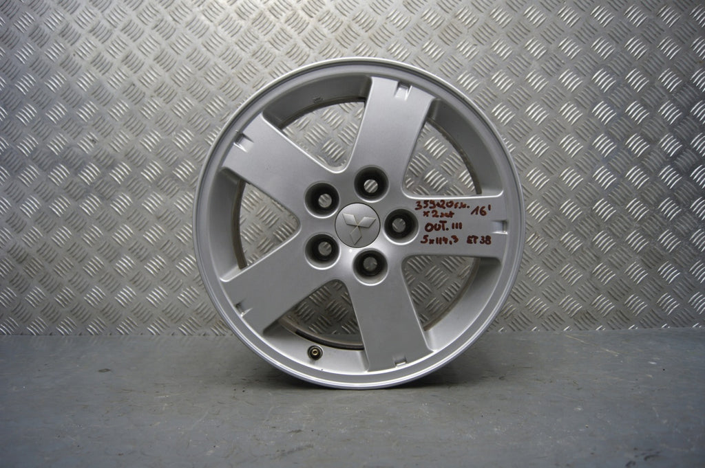 1x Alufelge 16 Zoll 6.5" 5x114.3 38ET 4250B592 Mitsubishi Outlander Iii FEL1832774249uu